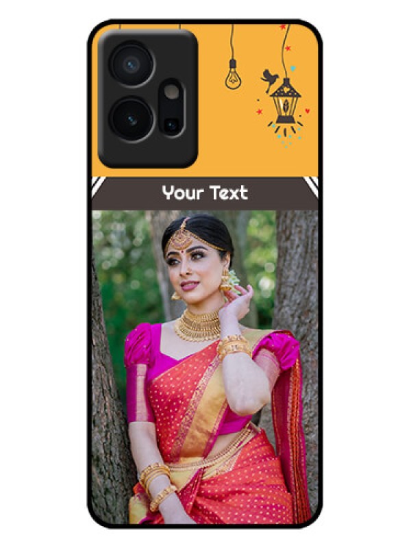 Custom Vivo T1 5G Custom Metal Phone Case - With Family Picture And Icons