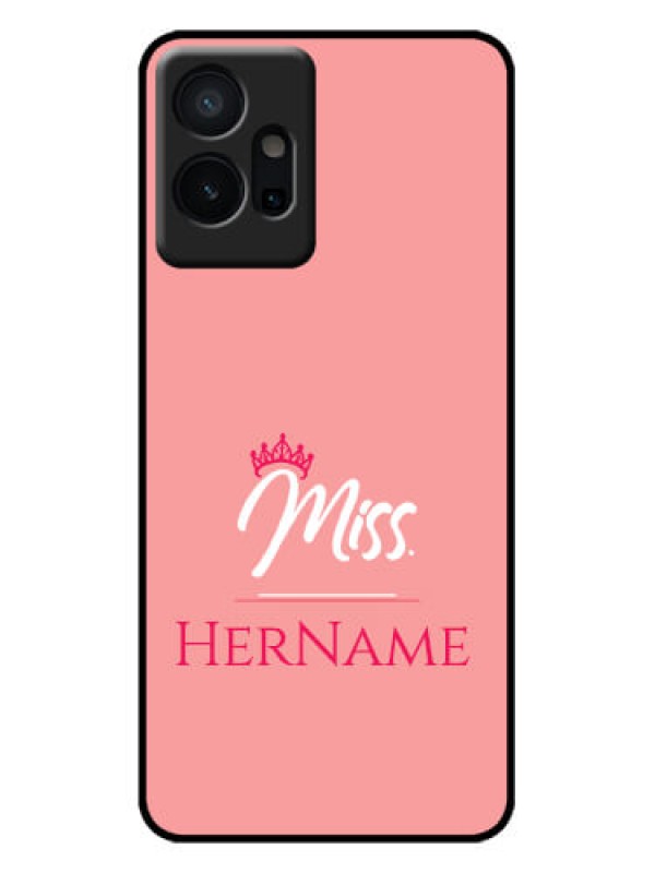 Custom Vivo T1 5G Custom Metal Phone Case - Mrs With Name Design