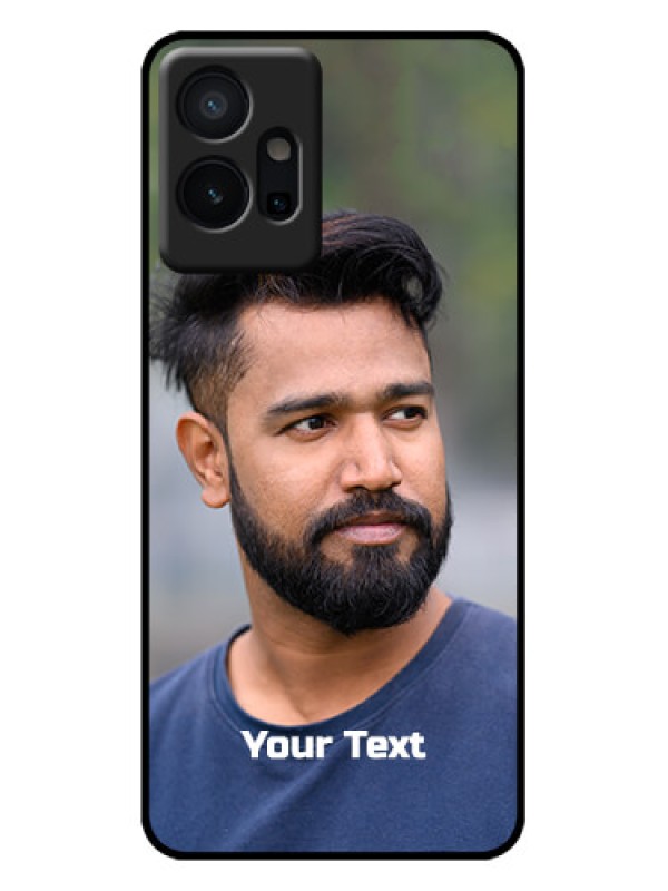 Custom Vivo T1 5G Custom Metal Phone Case - Photo With Text Design