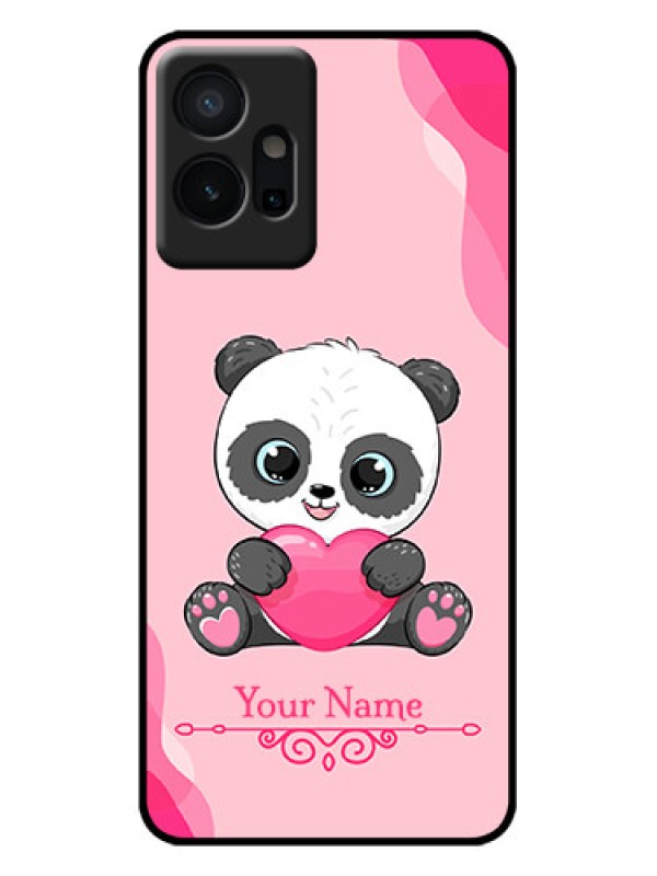 Custom Vivo T1 5G Custom Metal Phone Case - Cute Panda Design