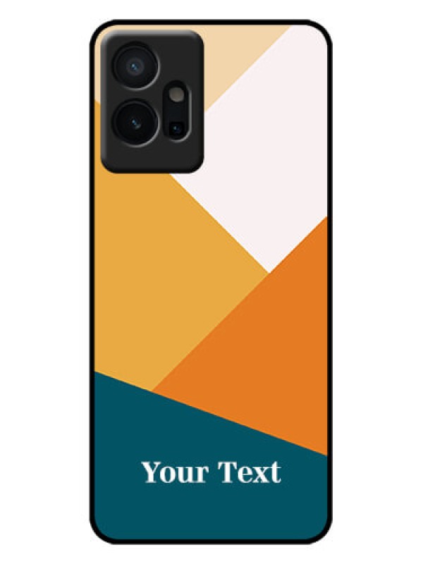 Custom Vivo T1 5G Custom Metal Phone Case - Stacked Multi - Colour Design