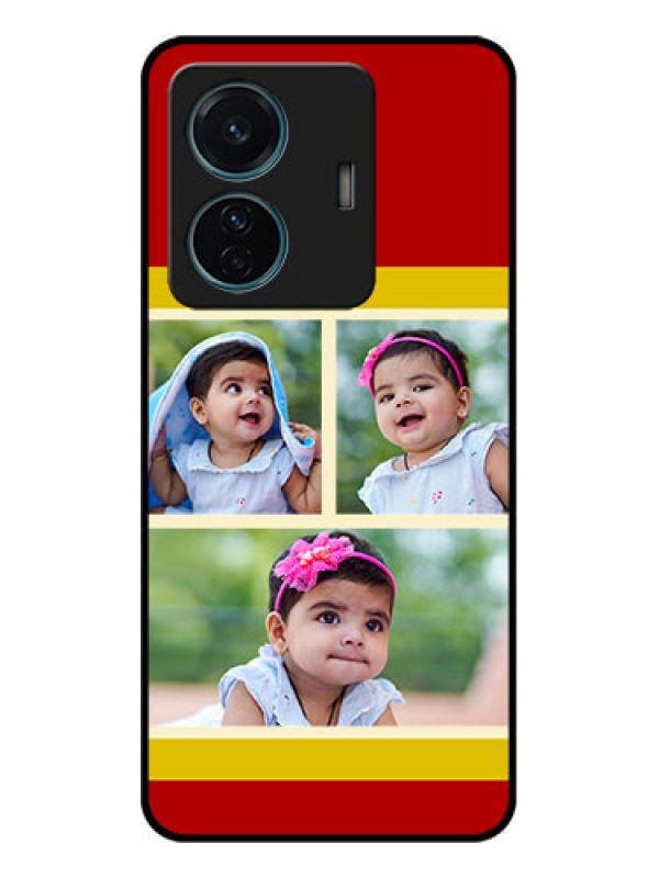 Custom Vivo T1 Pro 5G Custom Metal Phone Case - Multiple Pic Upload Design