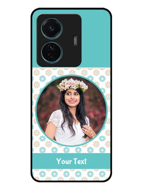 Custom Vivo T1 Pro 5G Custom Metal Phone Case - Beautiful Flowers Design