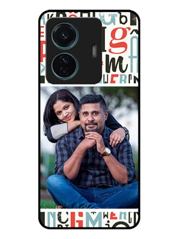 Custom Vivo T1 Pro 5G Custom Metal Phone Case - Alphabet Design