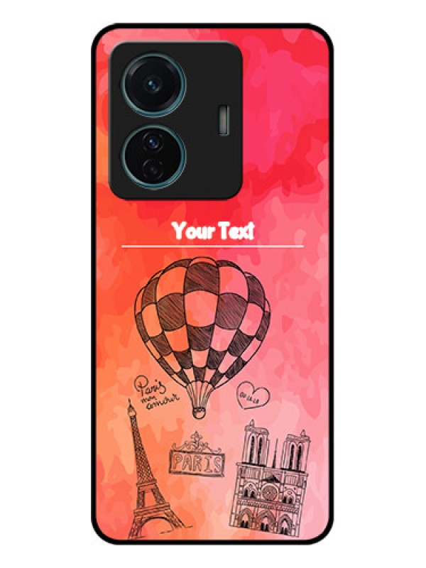 Custom Vivo T1 Pro 5G Custom Metal Phone Case - Paris Theme Design