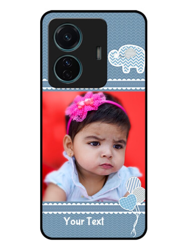 Custom Vivo T1 Pro 5G Custom Metal Phone Case - With Kids Pattern Design