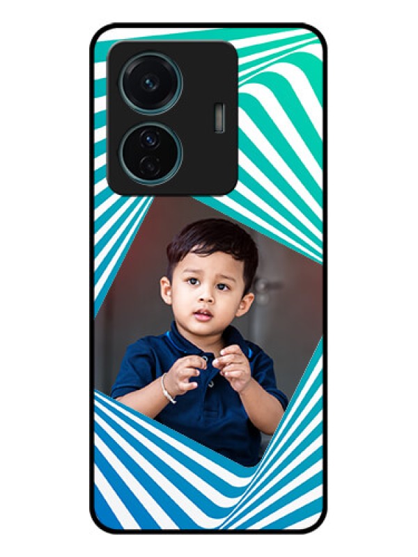 Custom Vivo T1 Pro 5G Custom Metal Phone Case - Abstract Spiral Design