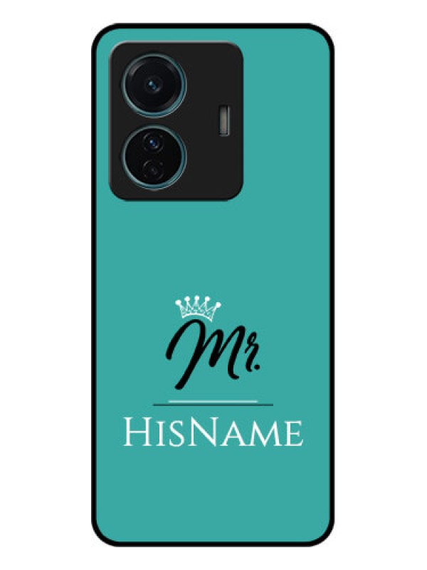 Custom Vivo T1 Pro 5G Custom Metal Phone Case - Mr With Name Design