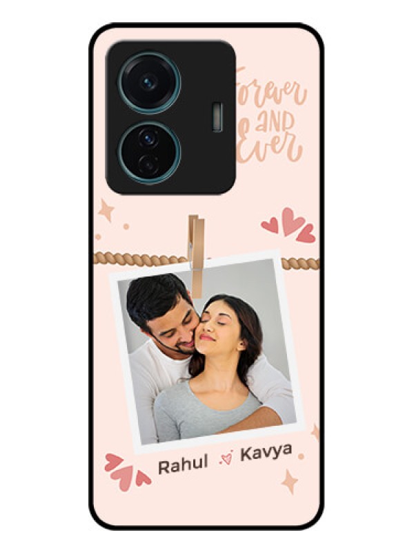 Custom Vivo T1 Pro 5G Custom Metal Phone Case - Forever And Ever Love Design