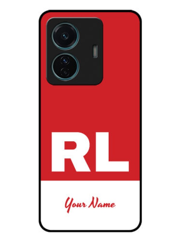 Custom Vivo T1 Pro 5G Custom Metal Phone Case - Dual Tone Custom Text Design