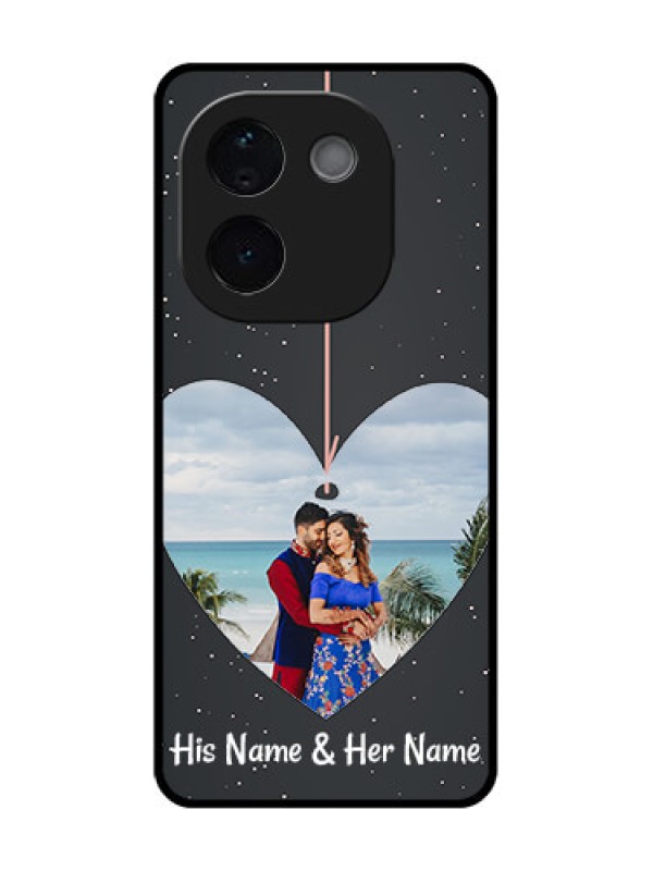 Custom Vivo T3 Pro 5G Custom Metal Phone CaseHanging Heart Design