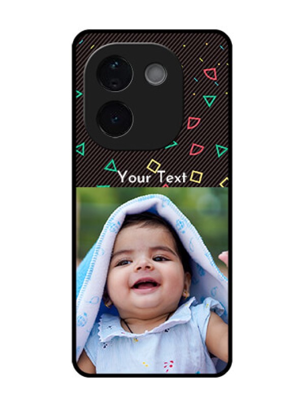 Custom Vivo T3 Pro 5G Custom Metal Phone CaseWith Confetti Birthday Design