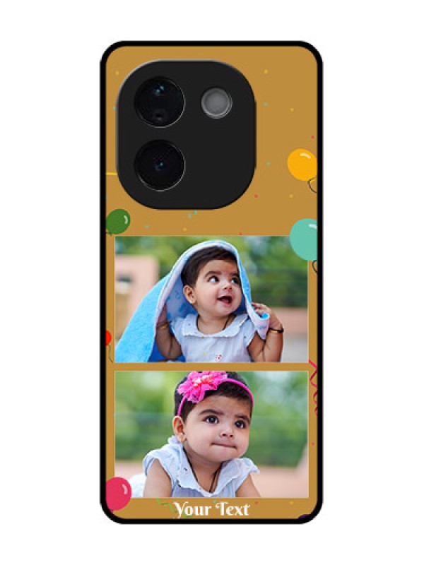 Custom Vivo T3 Pro 5G Custom Metal Phone CaseImage Holder With Birthday Celebrations Design
