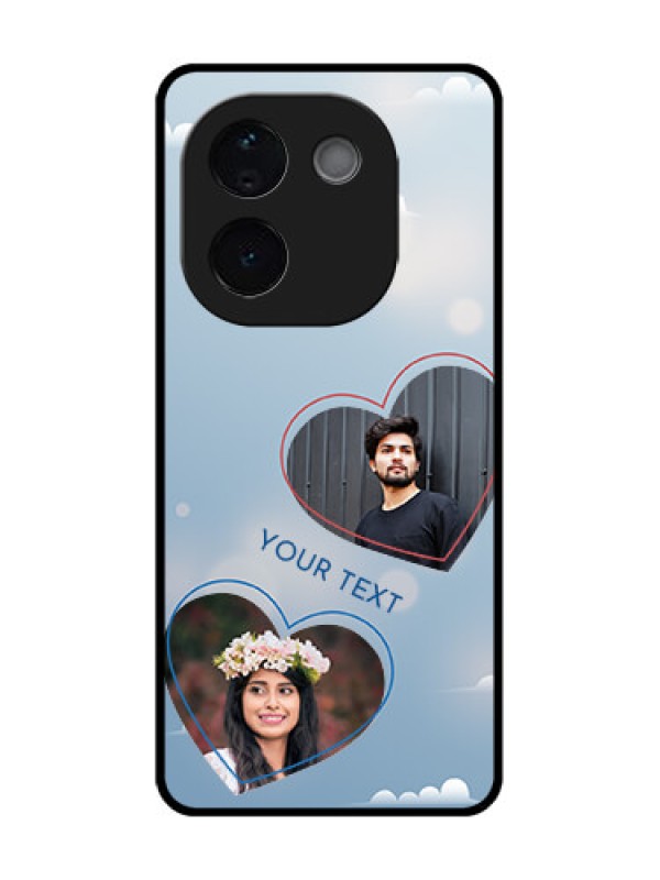 Custom Vivo T3 Pro 5G Custom Metal Phone CaseBlue Color Couple Design