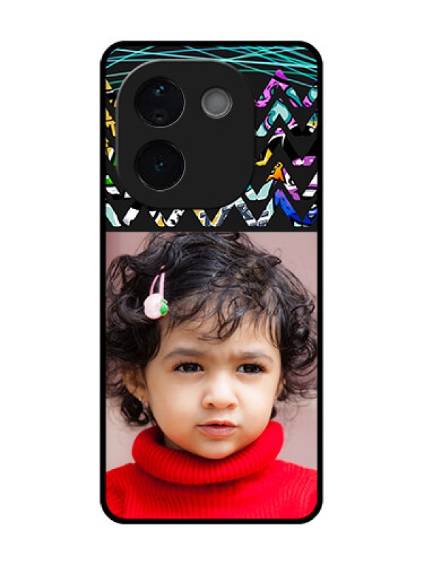 Custom Vivo T3 Pro 5G Custom Metal Phone CaseNeon Abstract Design