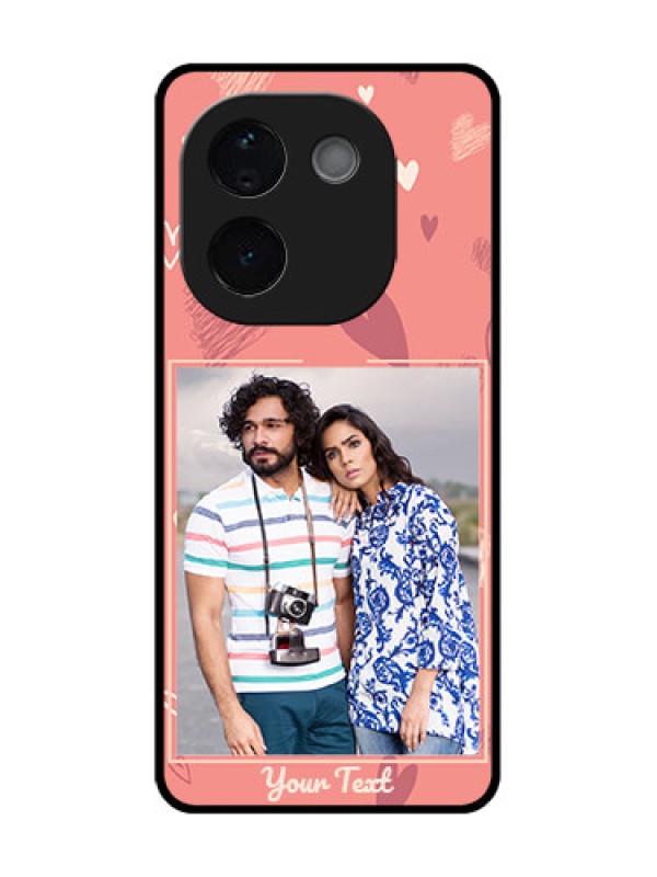Custom Vivo T3 Pro 5G Custom Metal Phone CaseLove Doodle Art Design
