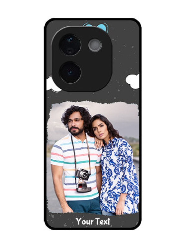 Custom Vivo T3 Pro 5G Custom Metal Phone CaseSplashes With Love Doodles Design