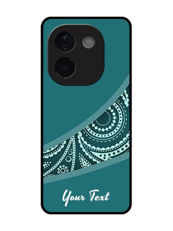 Custom Vivo T3 Pro 5G Custom Metal Phone CaseSemi Visible Floral Design