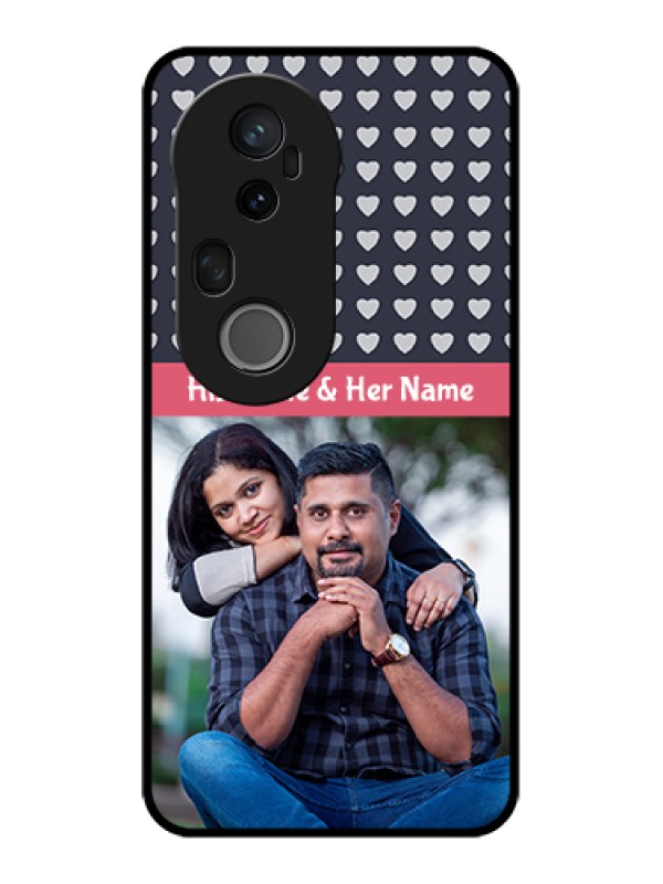 Custom Vivo T4 Ultra 5G Custom Metal Phone Case - Love Symbols Design