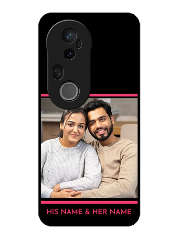 Custom Vivo T4 Ultra 5G Custom Metal Phone Case - With Add Text Design