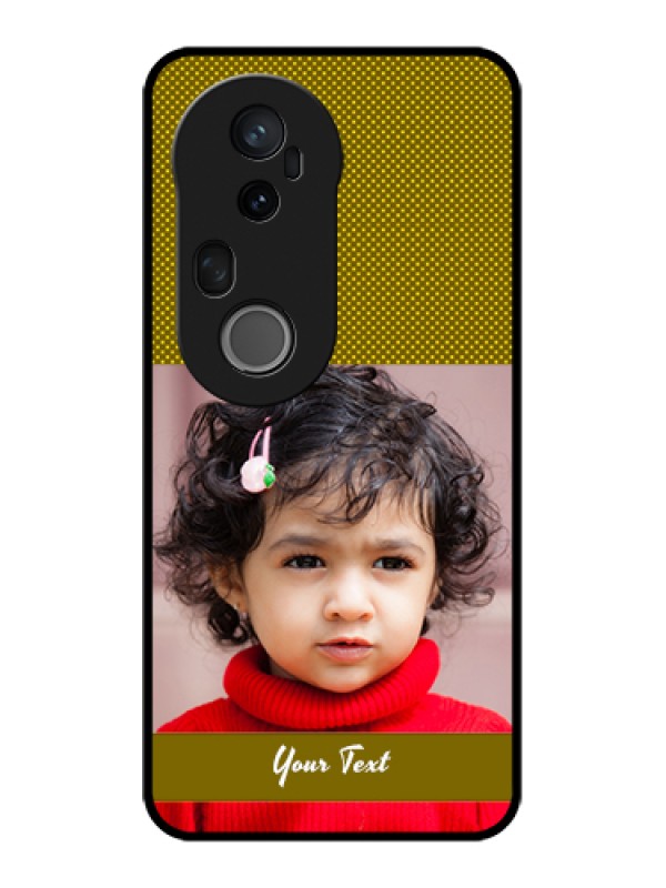 Custom Vivo T4 Ultra 5G Custom Metal Phone Case - Simple Green Color Design