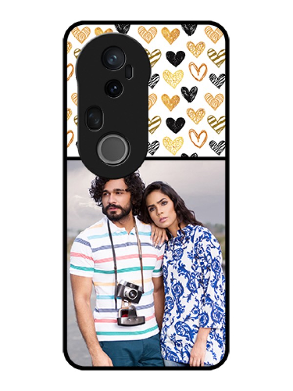 Custom Vivo T4 Ultra 5G Custom Metal Phone Case - Love Symbol Design