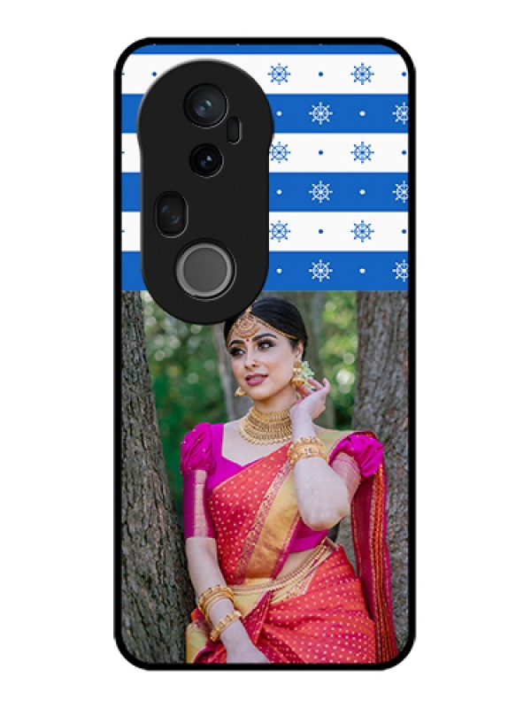 Custom Vivo T4 Ultra 5G Custom Metal Phone Case - Snow Pattern Design