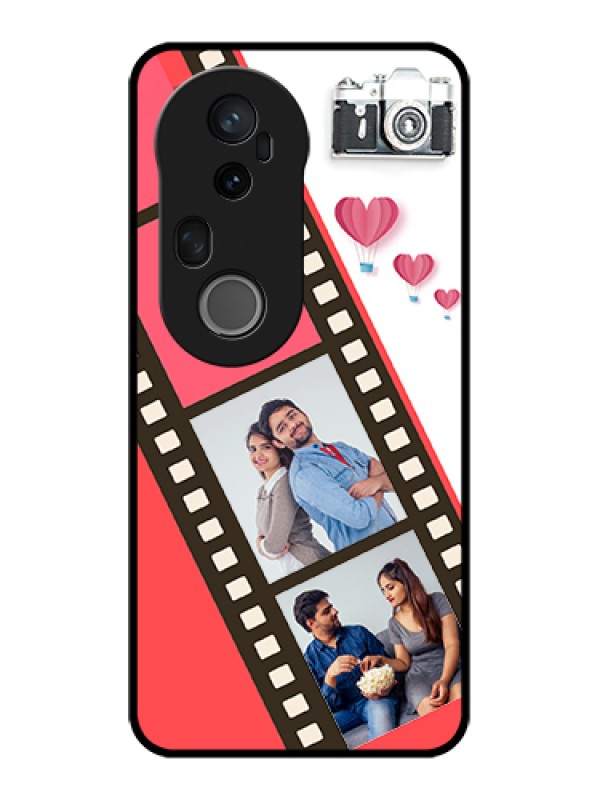 Custom Vivo T4 Ultra 5G Custom Metal Phone Case - 3 Image Holder With Film Reel