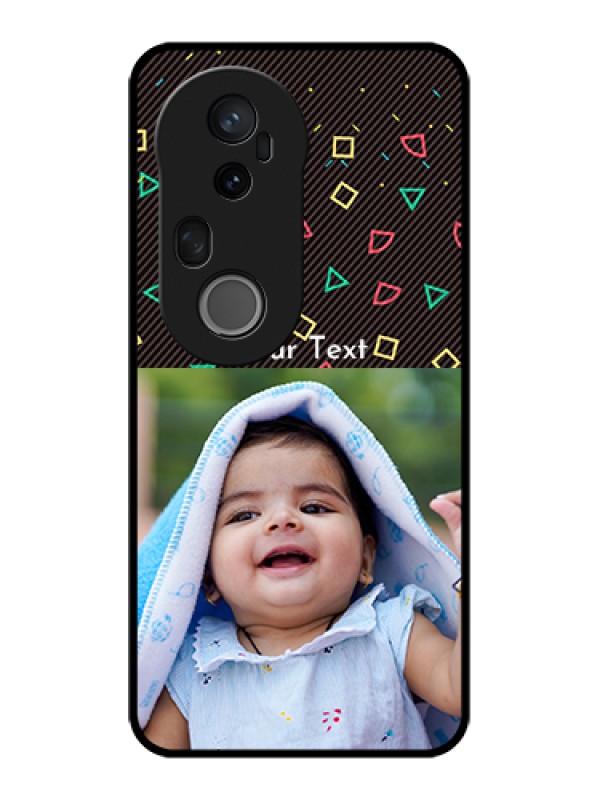 Custom Vivo T4 Ultra 5G Custom Metal Phone Case - With Confetti Birthday Design