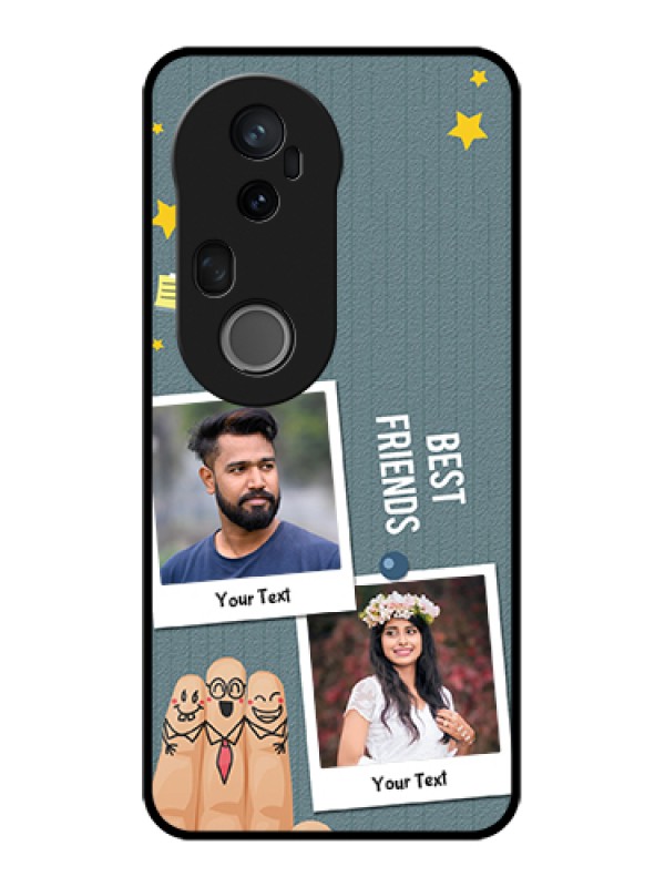 Custom Vivo T4 Ultra 5G Custom Metal Phone Case - Sticky Frames And Friendship Design