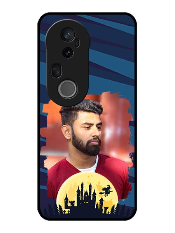 Custom Vivo T4 Ultra 5G Custom Metal Phone Case - Halloween Witch Design