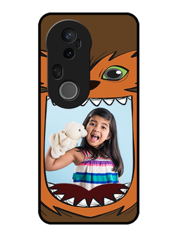 Custom Vivo T4 Ultra 5G Custom Metal Phone Case - Owl Monster Back Case Design