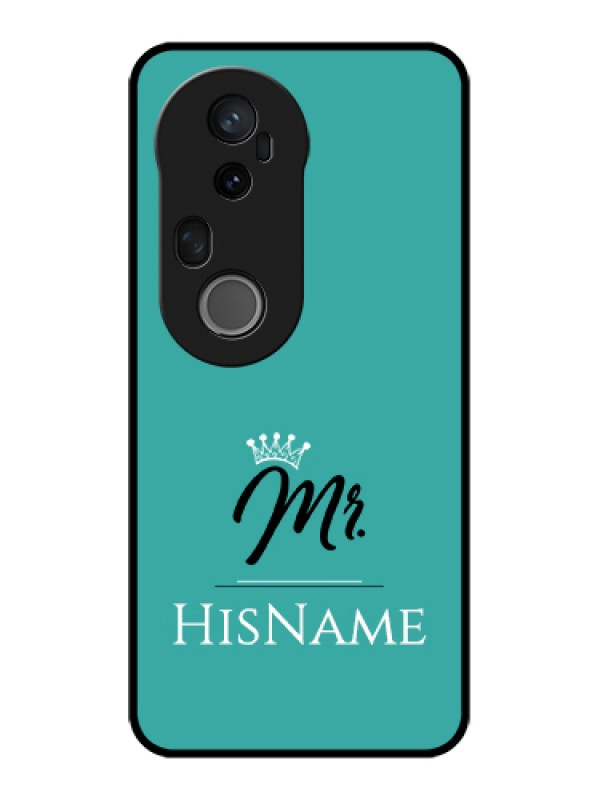 Custom Vivo T4 Ultra 5G Custom Metal Phone Case - Mr With Name Design