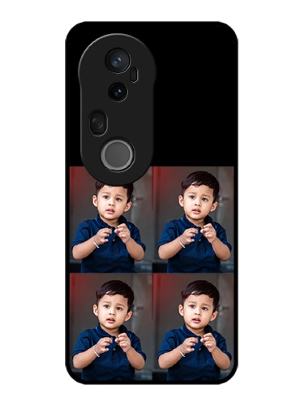Custom Vivo T4 Ultra 5G Custom Metal Phone Case - 4 Image Holder Design