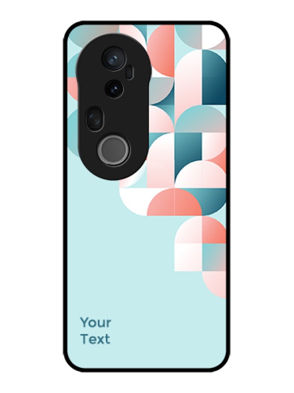 Custom Vivo T4 Ultra 5G Custom Metal Phone Case - Stylish Semi - Circle Pattern Design