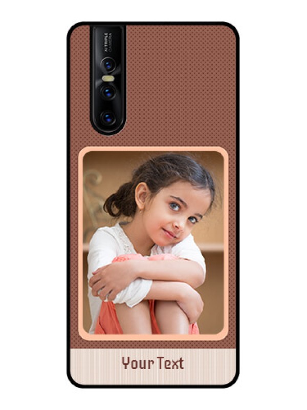 Custom Vivo V15 Pro Custom Metal Phone CaseSimple Pic Upload Design