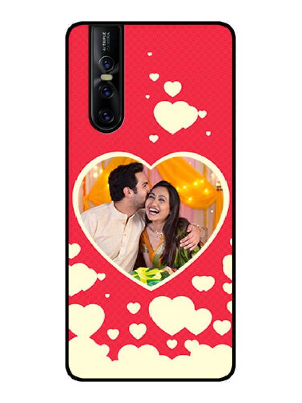 Custom Vivo V15 Pro Custom Metal Phone CaseLove Symbols Phone Cover Design