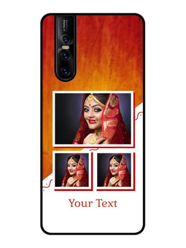 Custom Vivo V15 Pro Custom Metal Phone CaseWedding Memories Design
