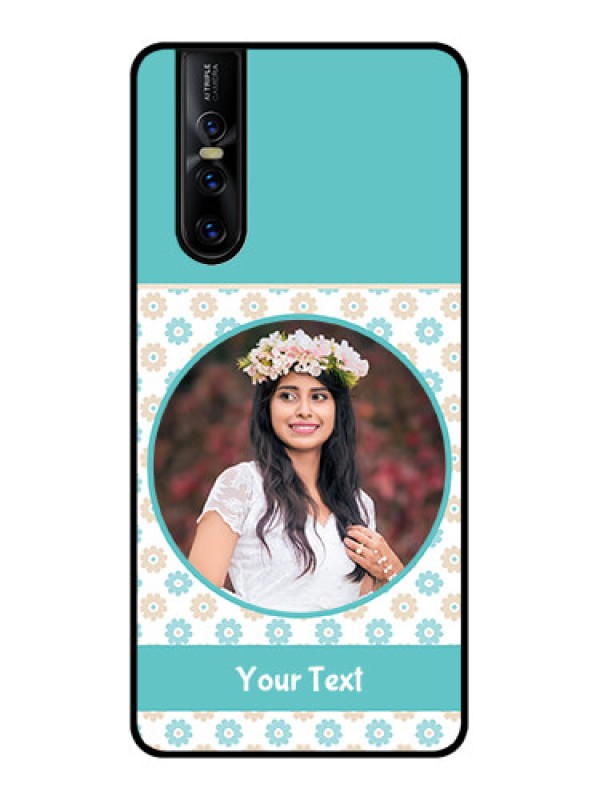 Custom Vivo V15 Pro Custom Metal Phone CaseBeautiful Flowers Design