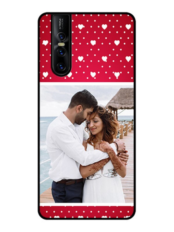 Custom Vivo V15 Pro Custom Metal Phone CaseHearts Mobile Case Design