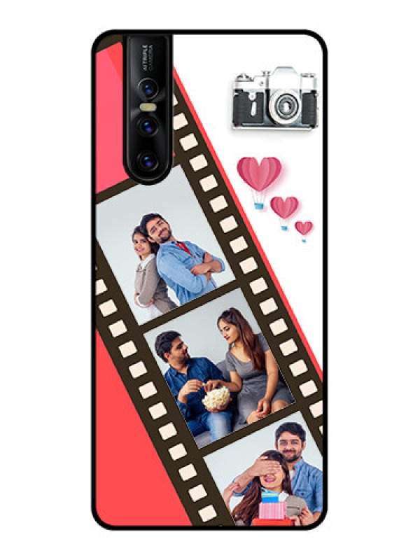 Custom Vivo V15 Pro Custom Metal Phone Case3 Image Holder With Film Reel