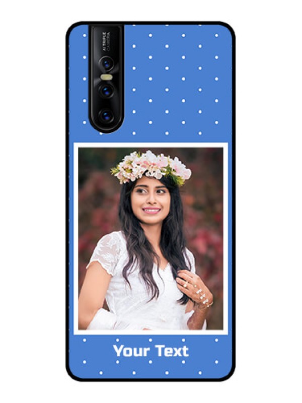 Custom Vivo V15 Pro Custom Metal Phone CasePolka Dots Design