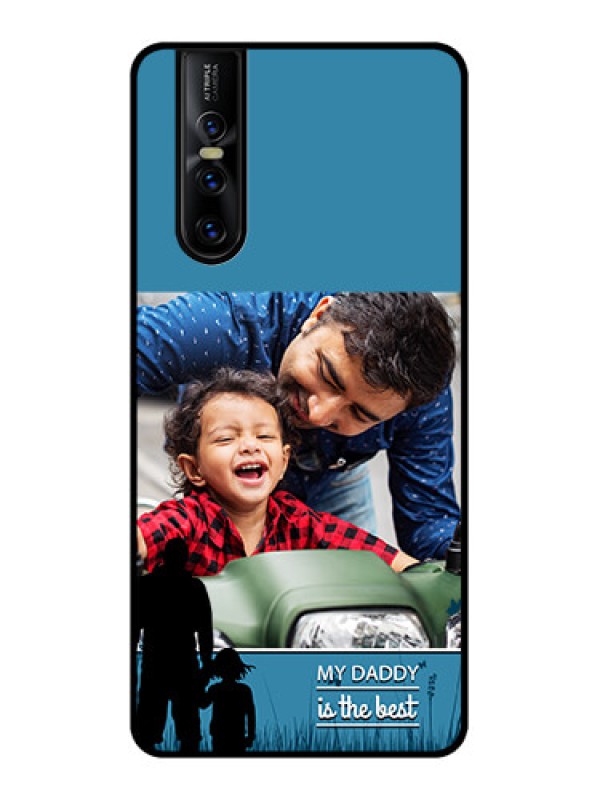 Custom Vivo V15 Pro Custom Metal Phone CaseBest Dad Design