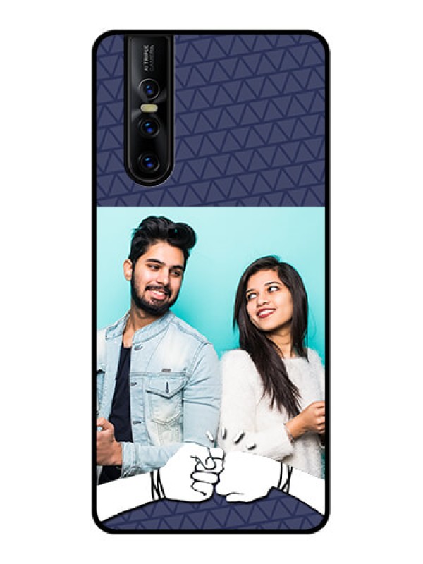 Custom Vivo V15 Pro Custom Metal Phone CaseWith Best Friends Design