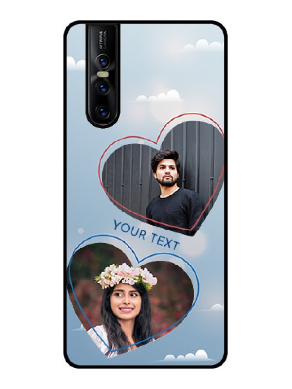 Custom Vivo V15 Pro Custom Metal Phone CaseBlue Color Couple Design