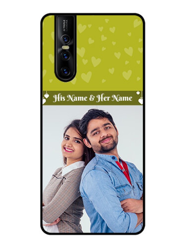 Custom Vivo V15 Pro Custom Metal Phone CaseYou and Me Heart Design