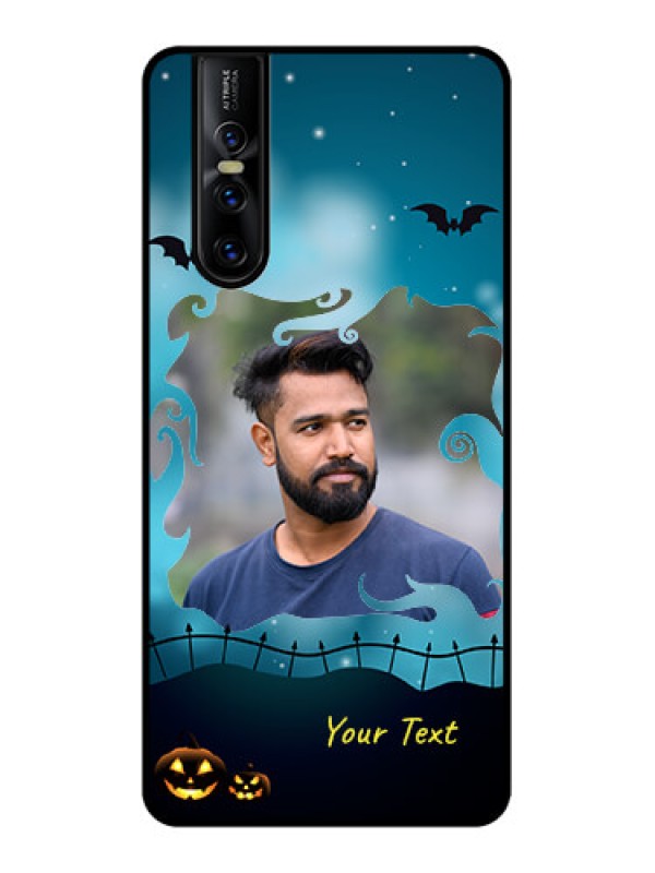 Custom Vivo V15 Pro Custom Metal Phone CaseHalloween Frame Design