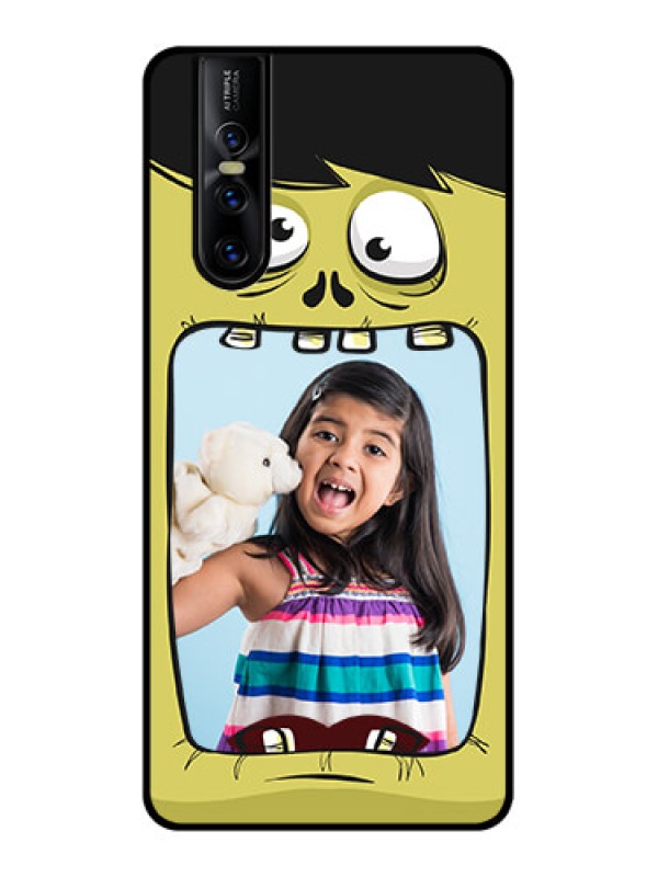 Custom Vivo V15 Pro Custom Metal Phone CaseCartoon Monster Back Case Design