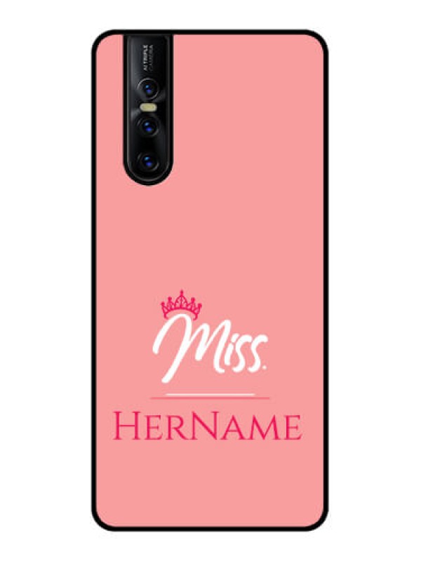 Custom Vivo V15 Pro Custom Metal Phone CaseMrs With Name Design