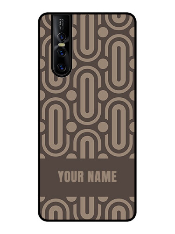Custom Vivo V15 Pro Custom Metal Phone CaseCaptivating Zero Pattern Design